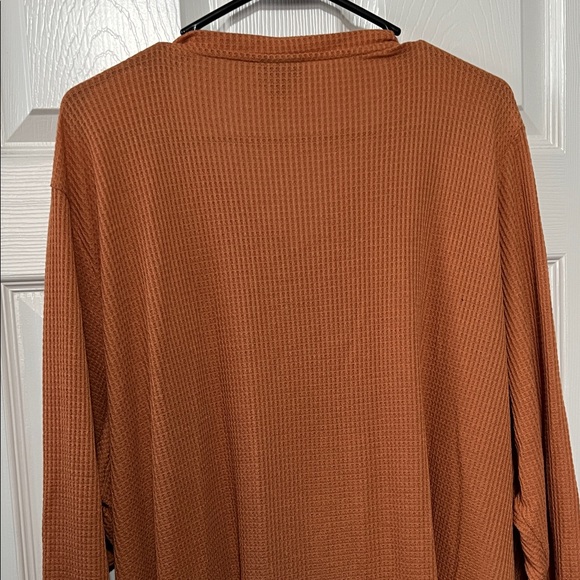 Torrid Orange Waffle Knit Long Sleeve - Picture 8 of 9
